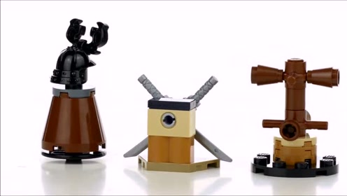 搭建忍术训练场 乐高积木幻影忍者大电影70606