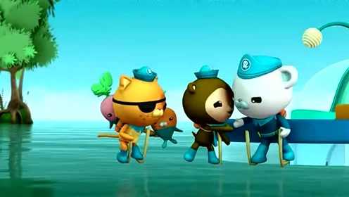 《海底小纵队》遇到亮闪闪就疯狂的梭鱼,小纵队终于成功了