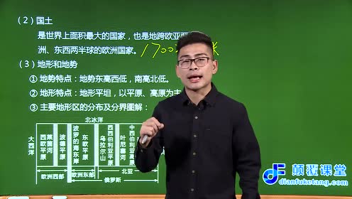 七年级地理下册第七章 我们邻近的地区和国家4.俄罗斯