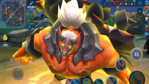 王者荣耀:张飞开大放慢10倍 3d视角还很吓人?