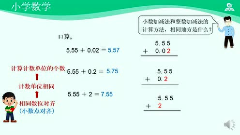 四年级数学下册六 小数的加法和减法