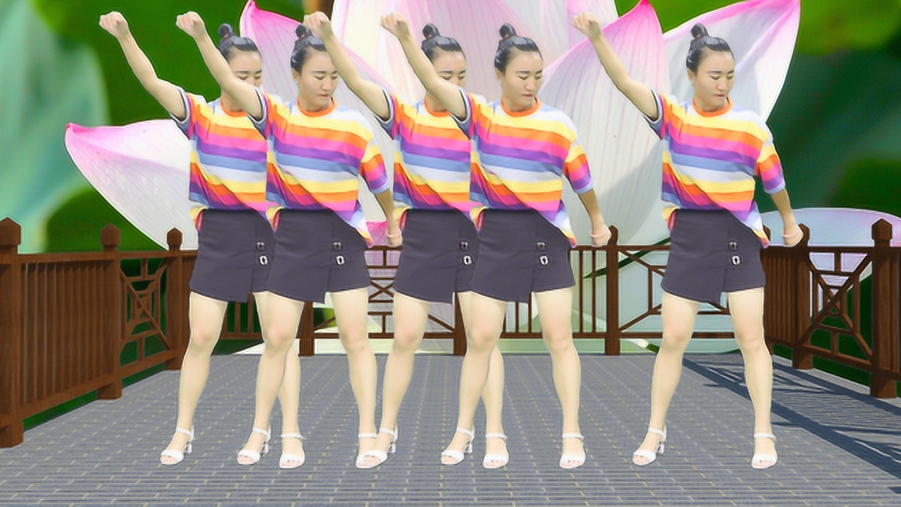 一首《错过缘分错过你》dj欢快版健身舞,美女新潮舞姿,美翻了