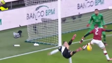 意大利杯：C罗对阵AC米兰个人集锦，精彩倒勾造点破门绝平！