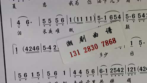 梦鸳鸯林初发剑胆琴心潮剧唱段曲谱精选唱段大全精品简所有