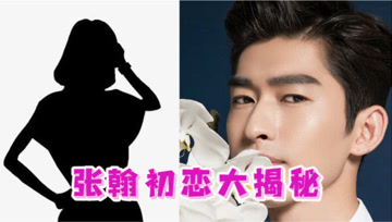 张翰第五任是郑爽，而怦然心动的初恋竟是她！