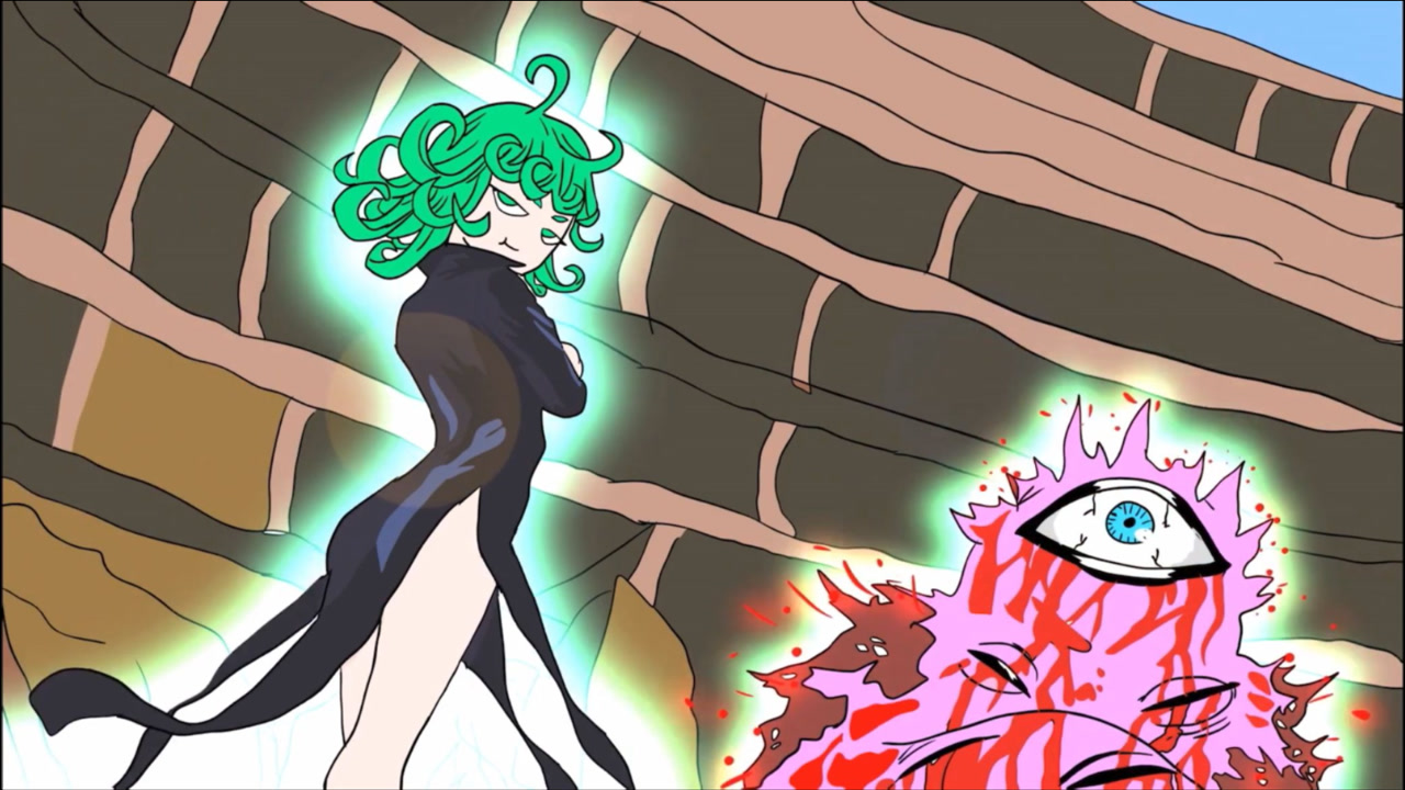 一拳超人第三季:龙卷vs大炯眼,怪人协会的老大不堪一击