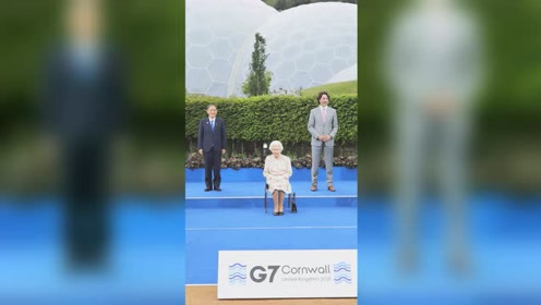 [图]G7大合照 为什么有人站着没座位？