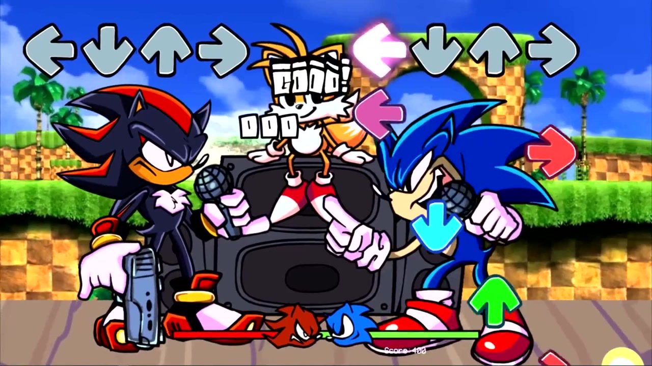 周五夜放克游戏 索尼克模组影子和索尼克一起唱他的世界