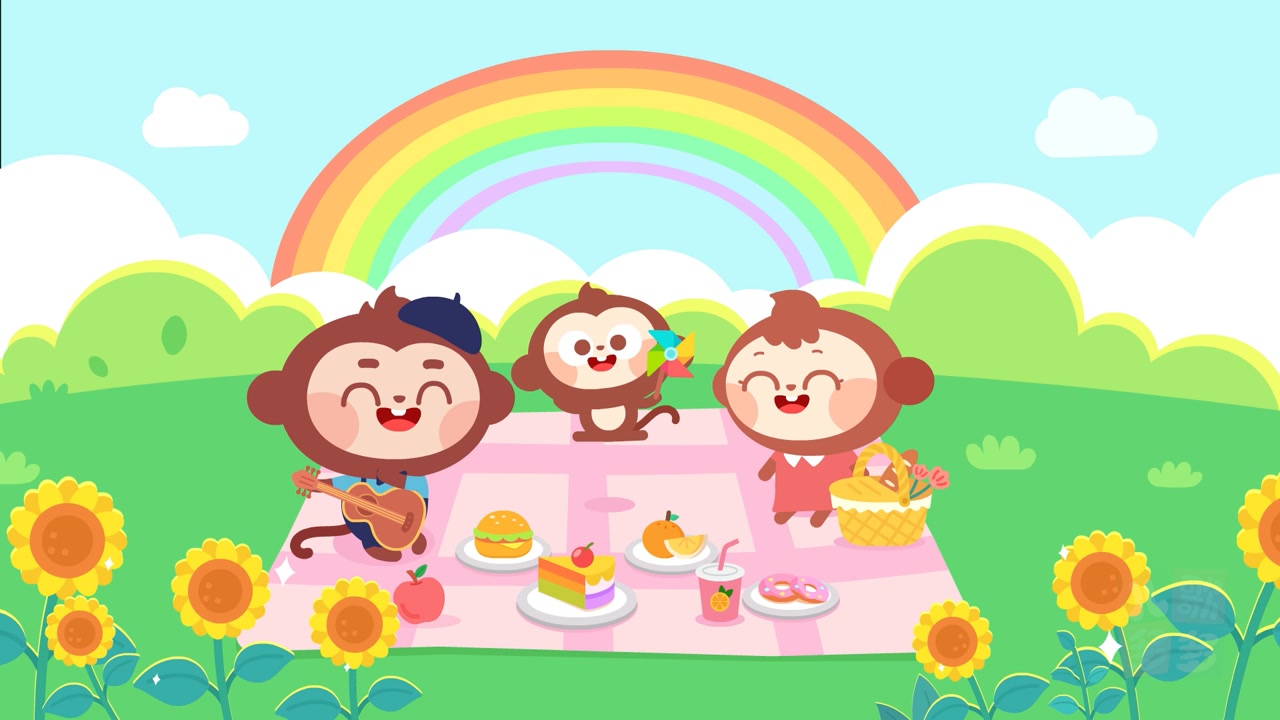 儿歌多多儿童儿歌,彩虹的约定,小宝贝手拉手,一同健康成长