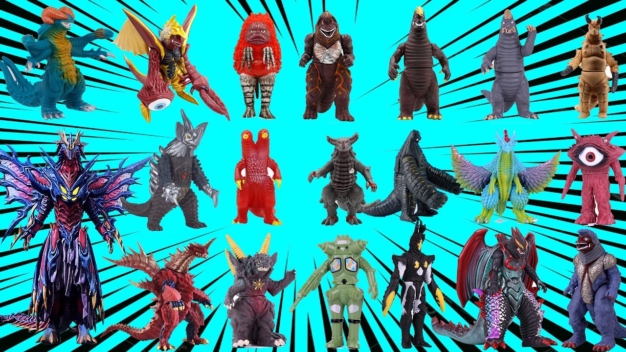 晓童变身盖亚奥特曼打败怪兽得到100个怪兽软胶玩具