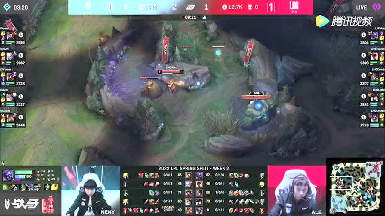 TARZAN盲僧下路蹲草 LUCAS泰坦反手斩杀牛头