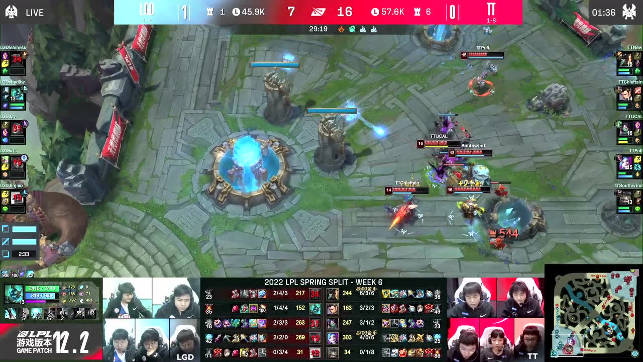 阿卡丽赵信无缝切后排 LGD无力回天被扳一局