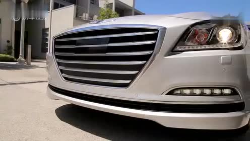 外观稳重 新款现代劳恩斯g80实车鉴赏