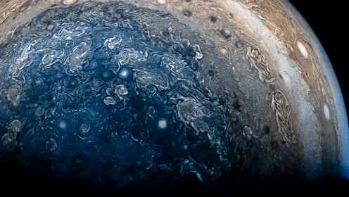 惊人木星的照片 巨型风暴云清晰可见