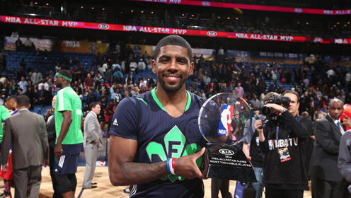 回顾:欧文2014年全明星赛31分集锦,获mvp