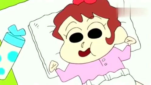 蜡笔小新 小葵不愧是小新的妹妹,把别的小婴儿收的服服帖帖