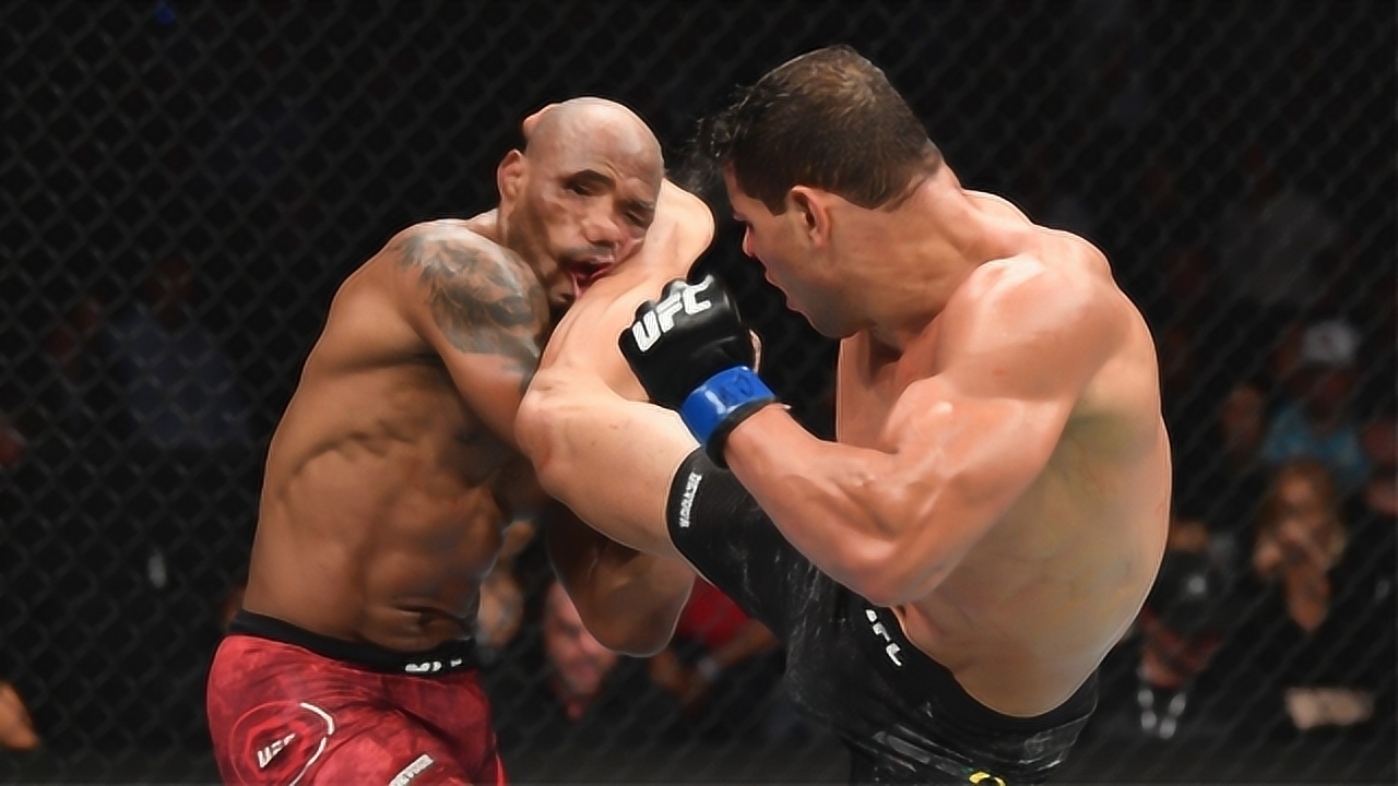 ufc格斗 科斯塔精彩ko瞬间 一脚踢翻罗梅罗 面部变形 威力可想而知