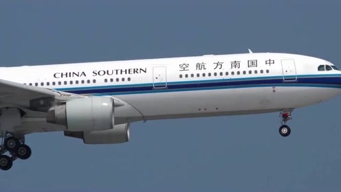 10架大型飞机降落马尼拉机场,南航a330降落