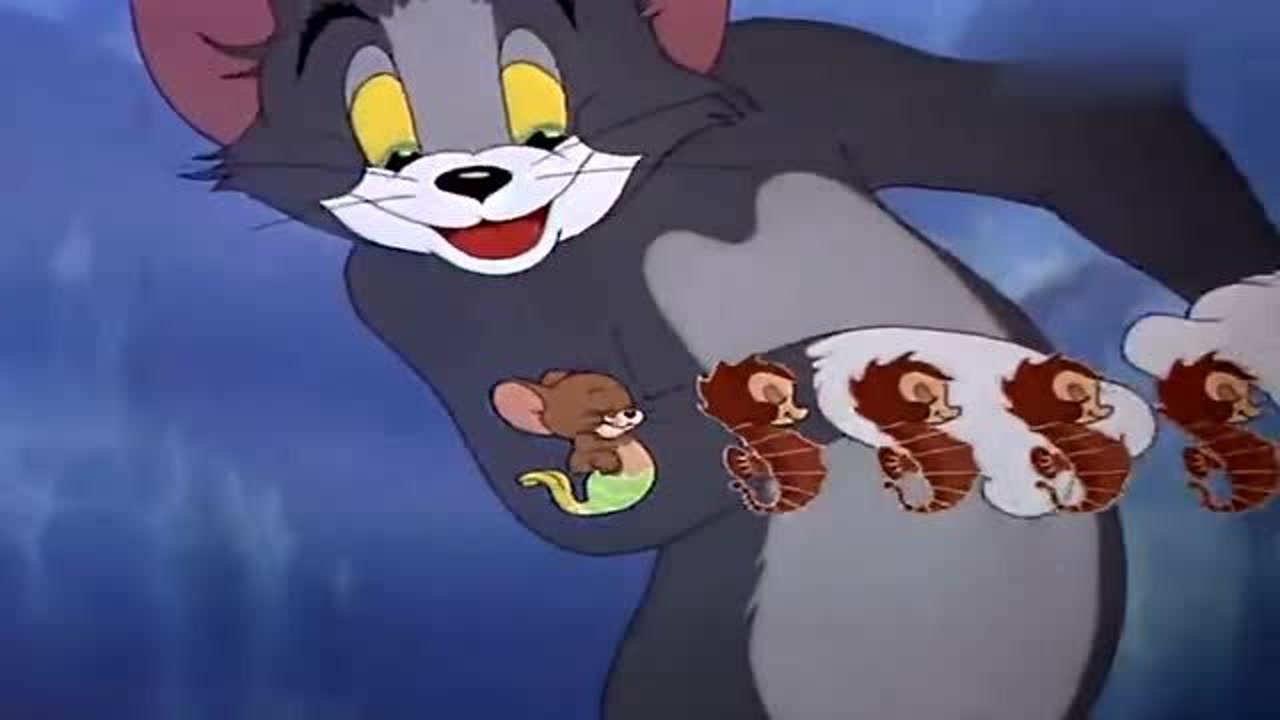 猫和老鼠:汤姆眼神真好使,杰瑞混进海马队,一眼就认出来了!