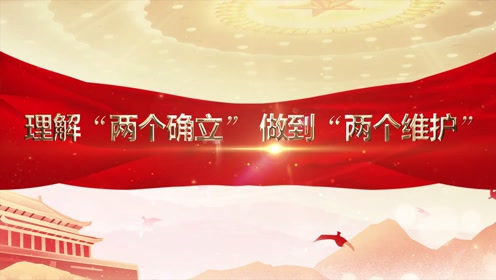 理论微课365 - 理解"两个确立" 做到"两个维护"