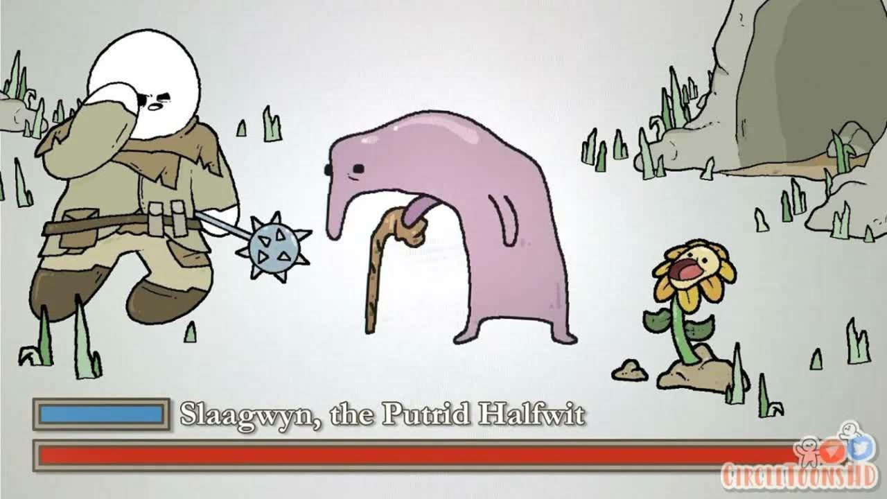 当游戏里第一个boss很弱～哈哈哈哈