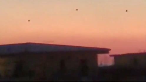 意大利不明飞行物被村民拍到UFO视频