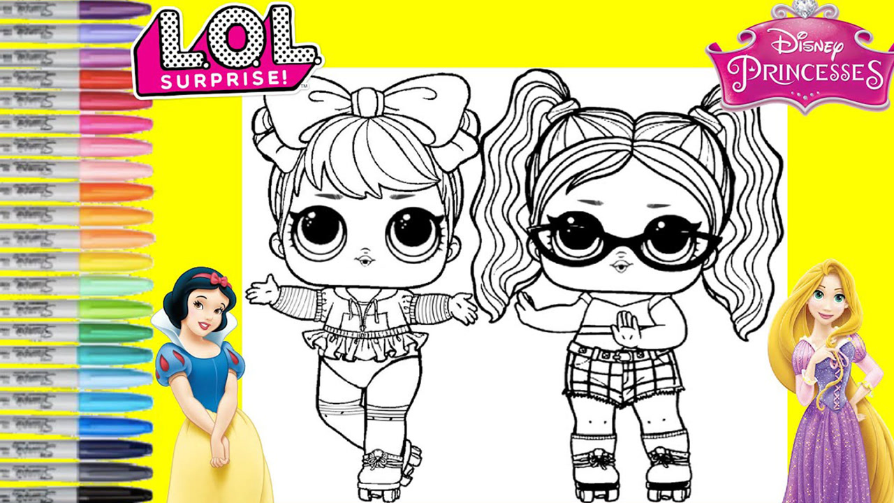 儿童娃娃趣味益智画画:好可爱的惊喜娃娃姐妹