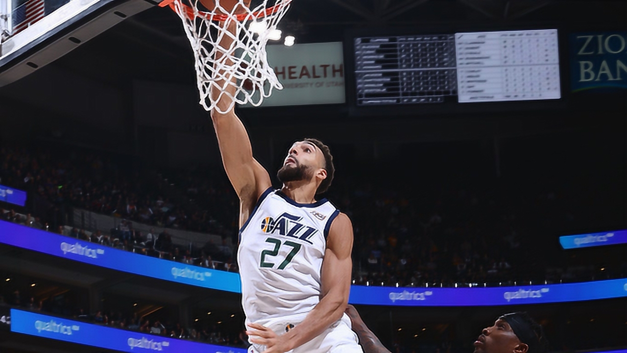 【球星】戈贝尔vs快船集锦 全场20+17平地起飞暴力劈扣