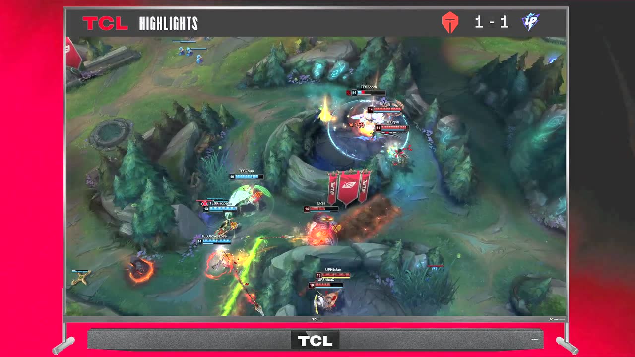 【高光时刻】UP vs TES 第2局