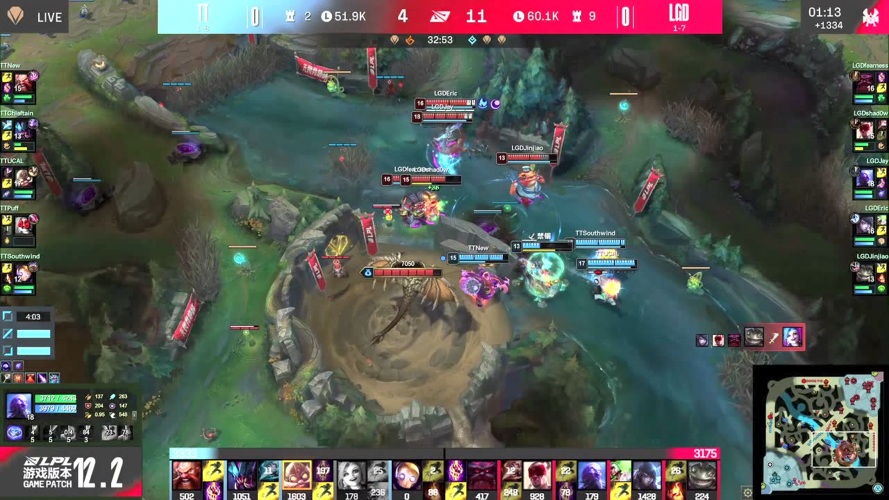盲僧绕后绝妙开团立功 千里追击TT水晶被推