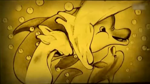 献给母亲节的感人沙画《天之大》