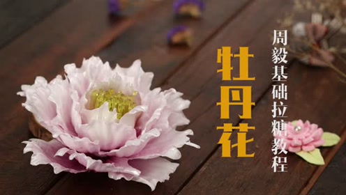 周毅基础糖艺高清教学--拉糖牡丹花