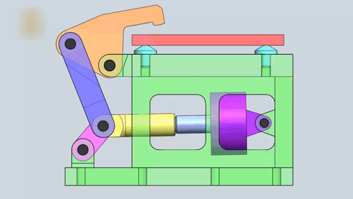 杠杆式机械夹具,看看是如何设计的