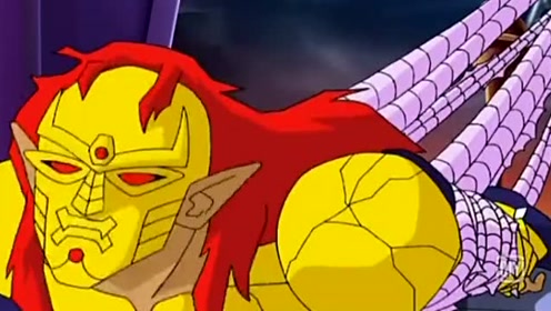 神兵小将:蜘蛛王变身蛛风,天地盟主被蜘蛛丝黏住中毒身亡