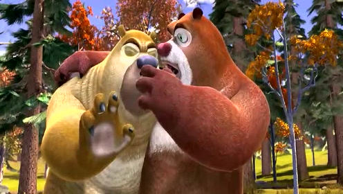 光头强钓螃蟹,状况百出,笑晕