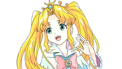 巴啦啦小魔仙之漂亮可爱的彩丽公主 儿童卡通简笔画