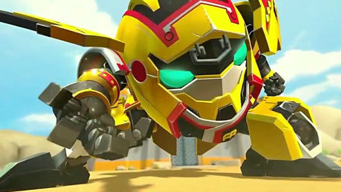 果宝特攻5:菠萝吹雪用最快的速度躲避炮火攻击