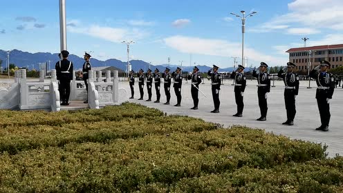 福建警察学院仪仗队图片