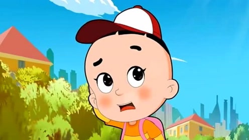 大头儿子戴帽子,头太大了戴不了啊!怎么回事