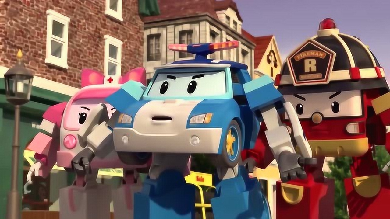 变形警车珀利:小镇发生了交通事故!