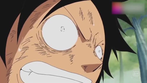 《海贼王》,索隆在路飞的面前被拍飞,路飞的情绪受到了刺激