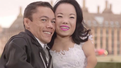 侏儒症夫妻身高不足0.9米,打破纪录,成为世界上最矮夫妻