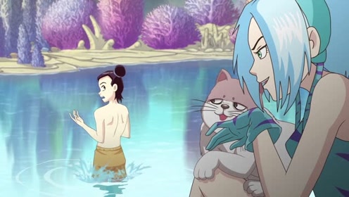 乌龙院:小师弟和艾飞青春池游泳长大进入青春期