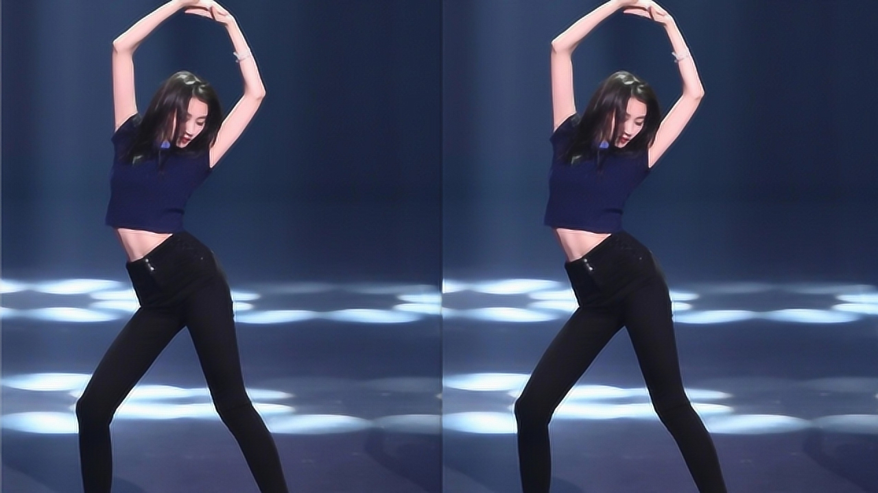 关晓彤"跳舞照"被疯传,当胳膊拉伸的那一刻,这身材简直a爆了