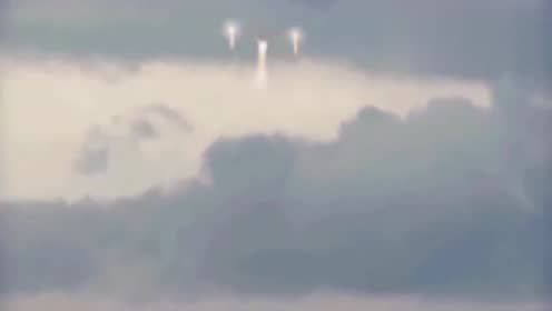 外国渔民拍摄到海面上空的UFO起飞画面，这也太真实了
