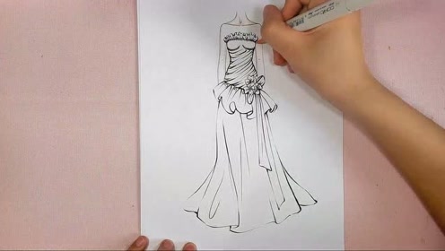 服装绘画 腾讯视频