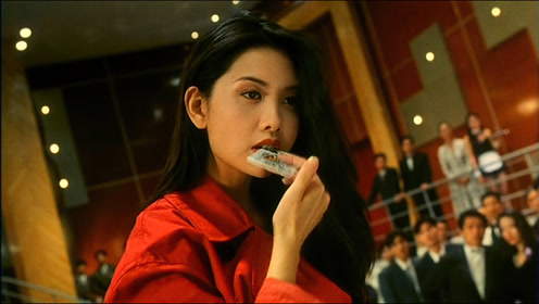 赌神2:赌神再被卷入血雨腥风,邱淑贞一袭红衣成无法超越的经典