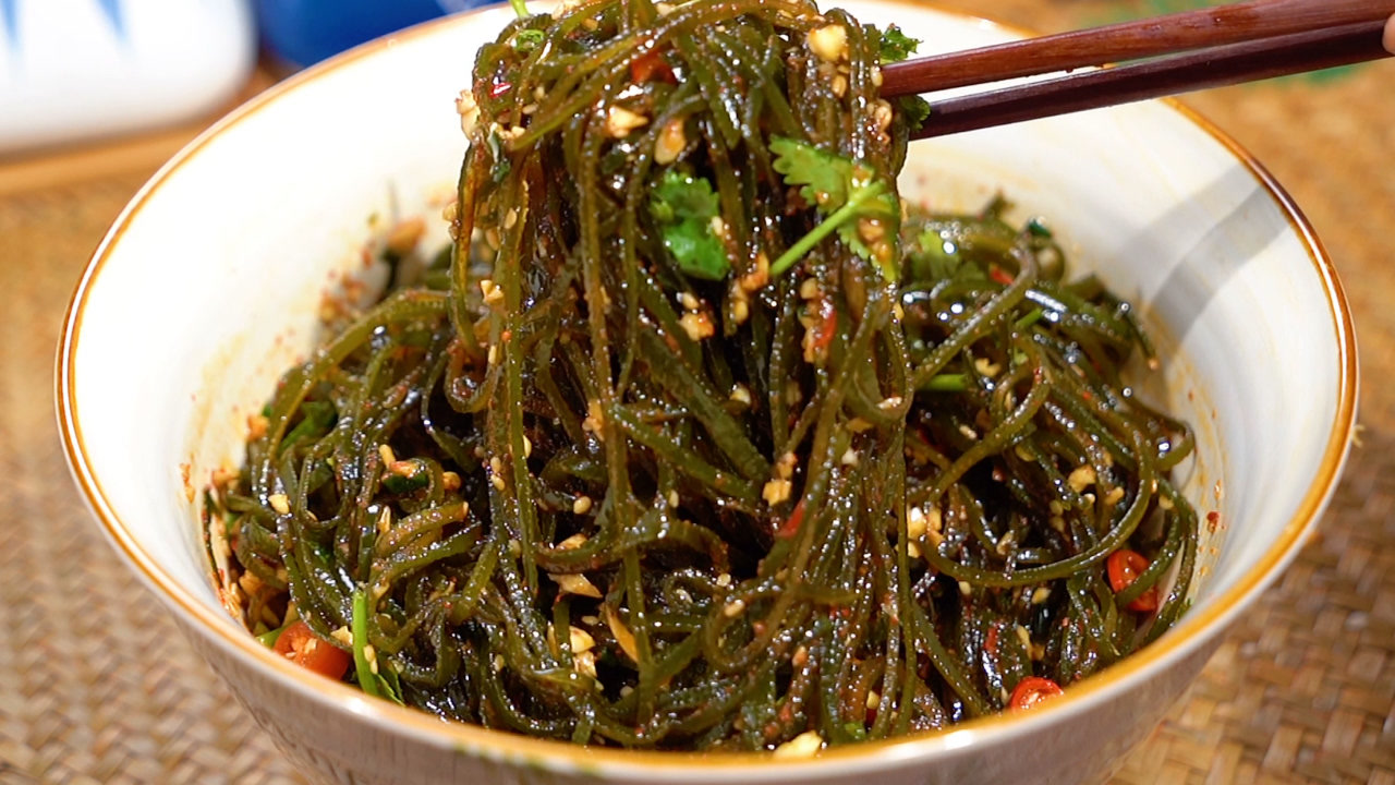 简单又好吃的凉拌海带丝 香辣脆爽 专治老公没胃口