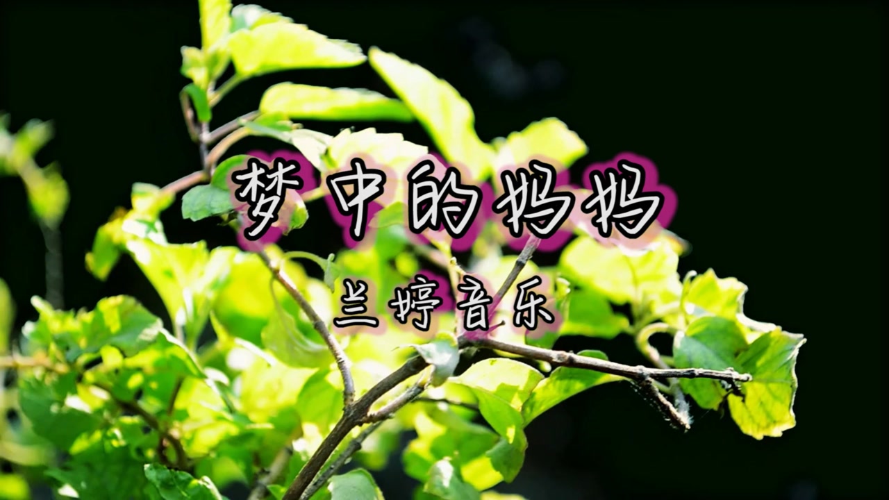 《梦中的妈妈》真情流露,唱的动容 ,喟湿了眼眶