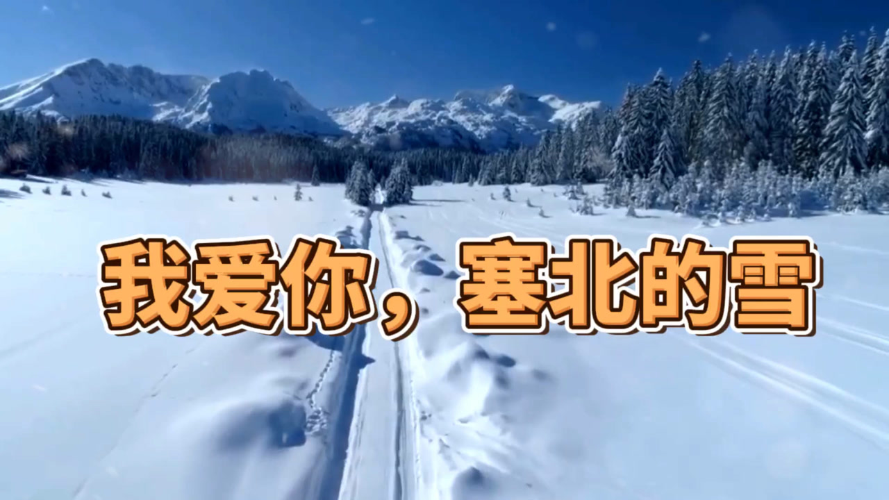 殷秀梅老师把《我爱你,塞北的雪》这首优美抒情歌曲唱红大江南北